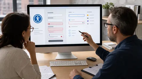 Revue UX d’un formulaire avec messages d’erreur accessibles