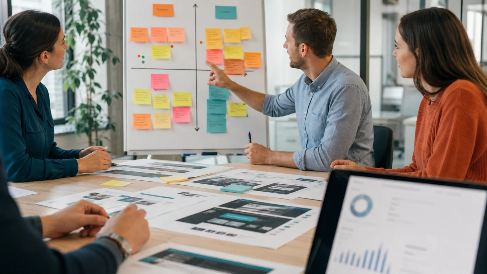 Atelier de priorisation des corrections ergonomiques après audit UX