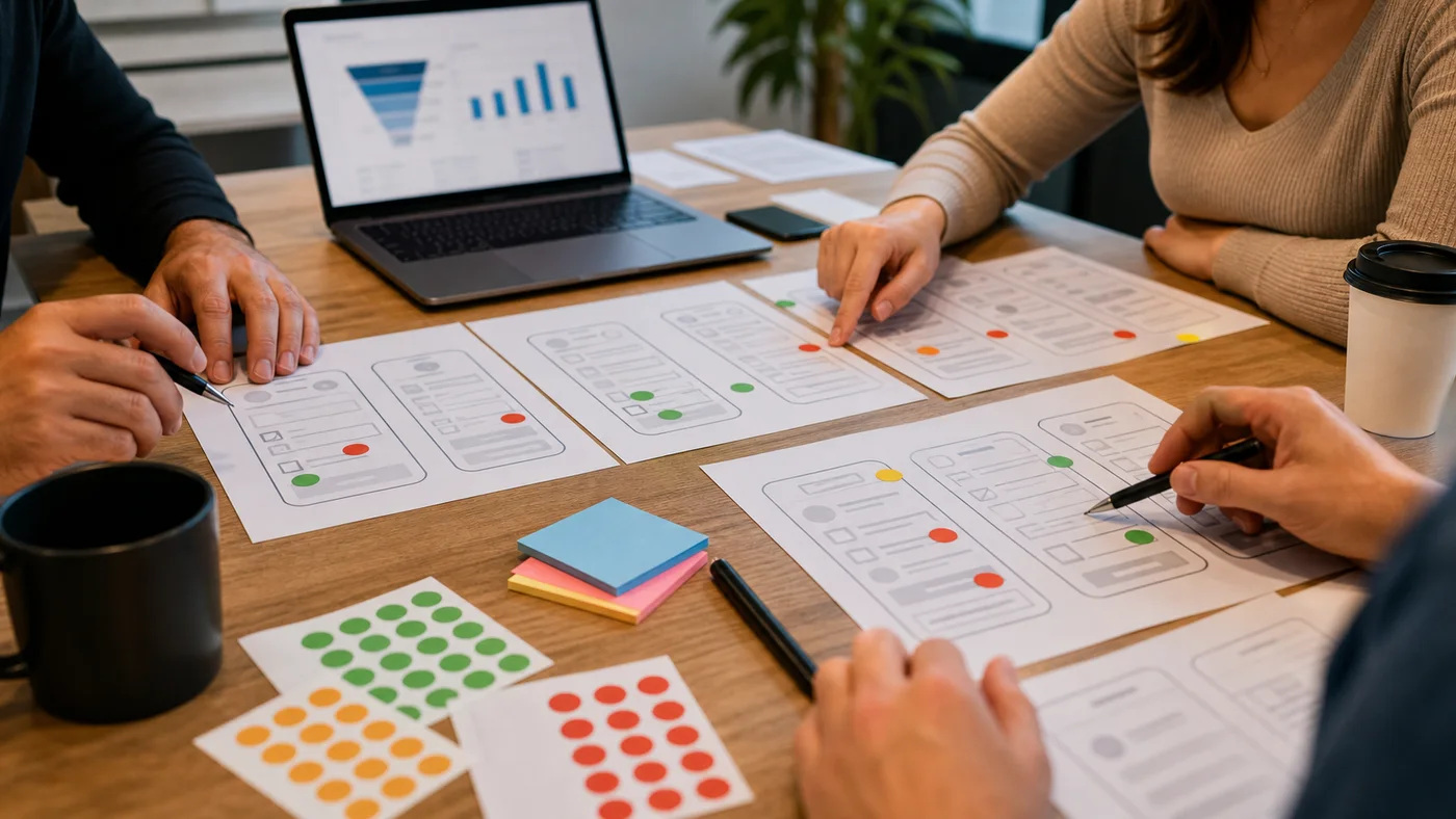 atelier UX de tri des champs d un formulaire de contact avec wireframes et etiquettes