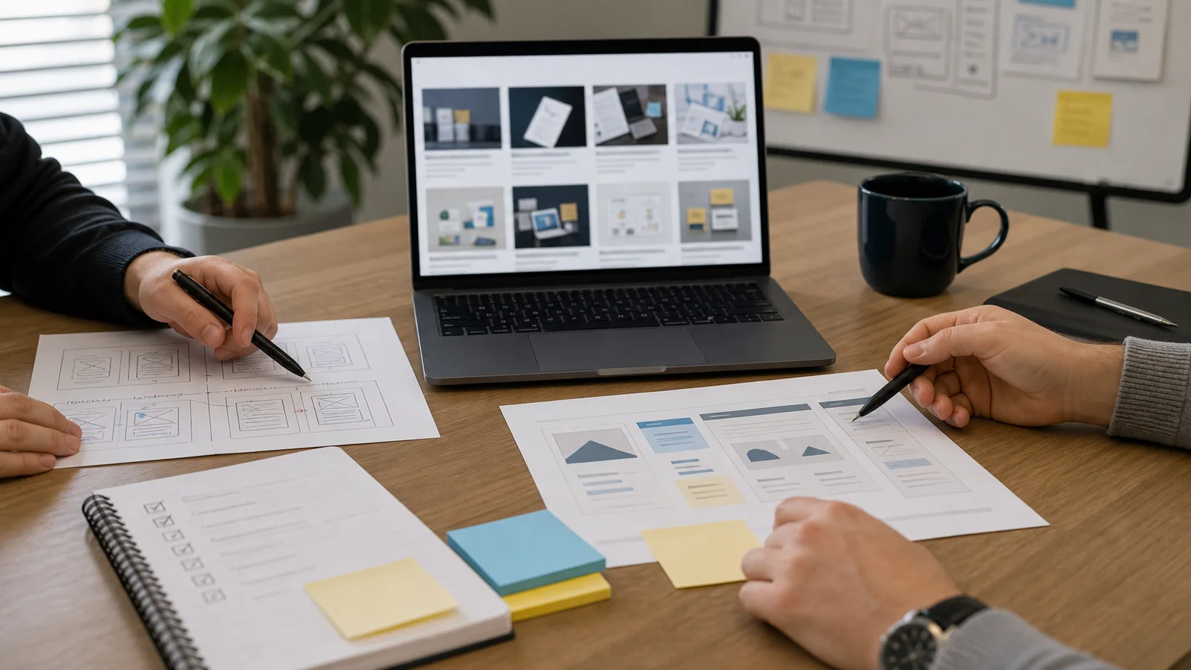 Relecture d’un portfolio UX design autour de wireframes et d’une checklist