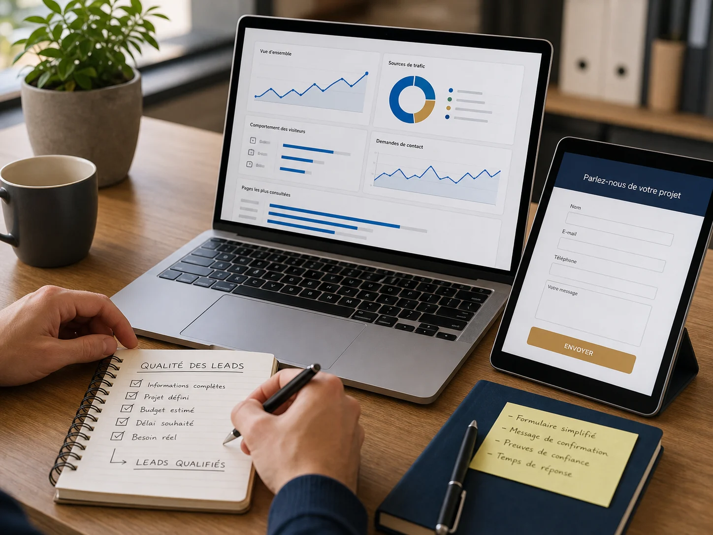Analyse des performances et des demandes générées par un site internet