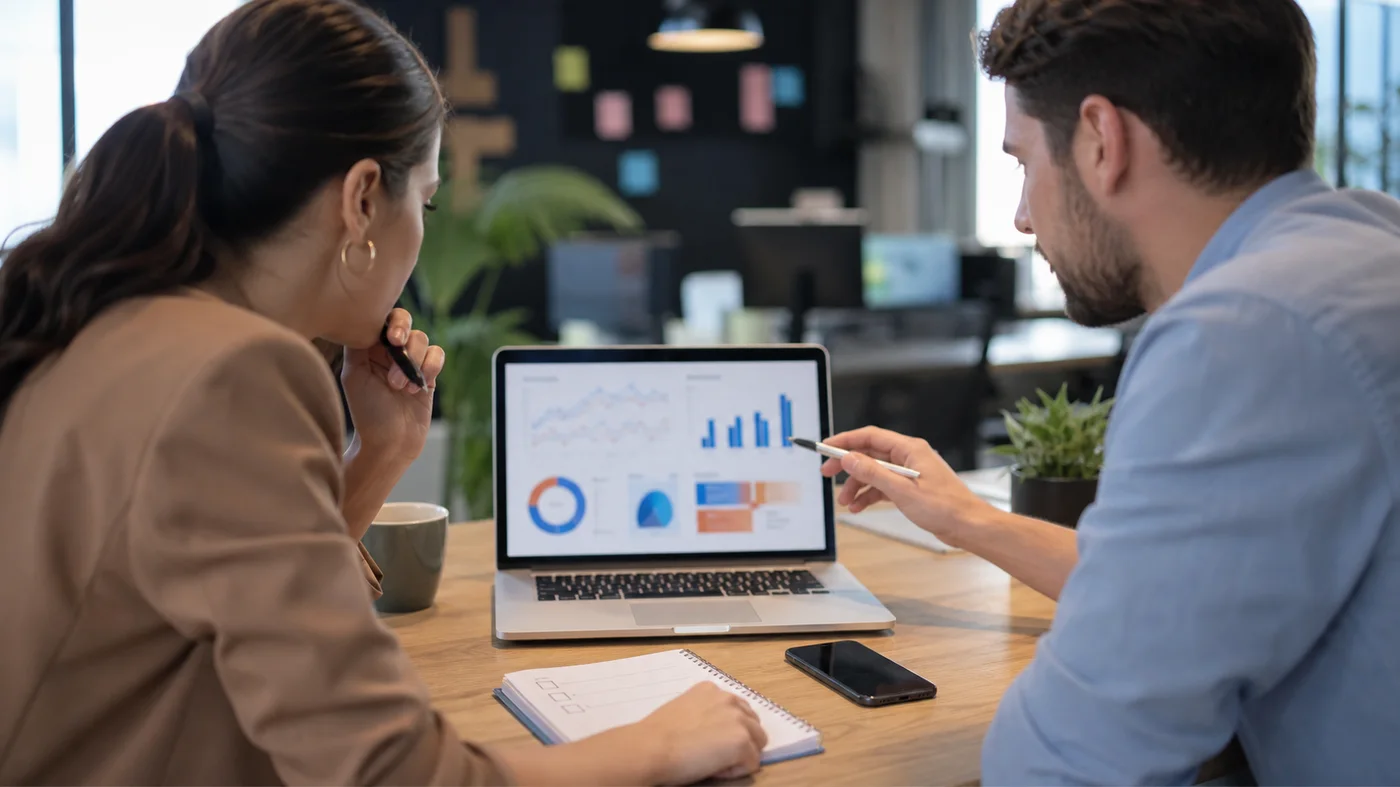 analyse des performances social media sur tableau de bord