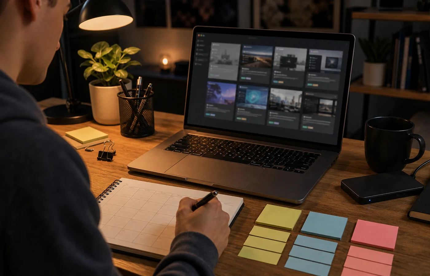 portfolio de projets informatiques et revue de progression