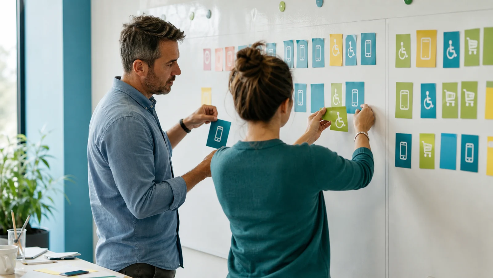 atelier de priorisation impact effort après audit UX et accessibilité